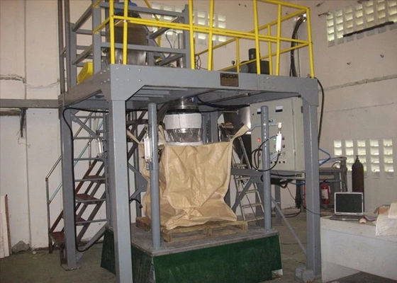 플라스틱 공업에서 전자적 무게를 단 1000Kg 거대한 백 포장기