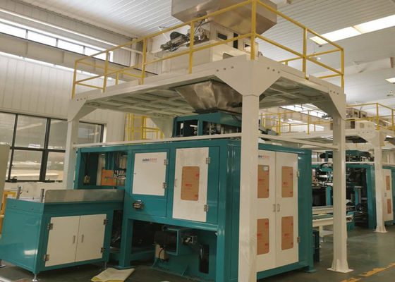 열처리 봉합 15Bags/Min 14KW 50Kg 애완동물사료 곤포기